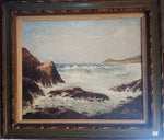 Oil painting, Seascape John Battiboro, Front view