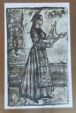 Mixed Media painting, Figures A. Panajatova, Art view