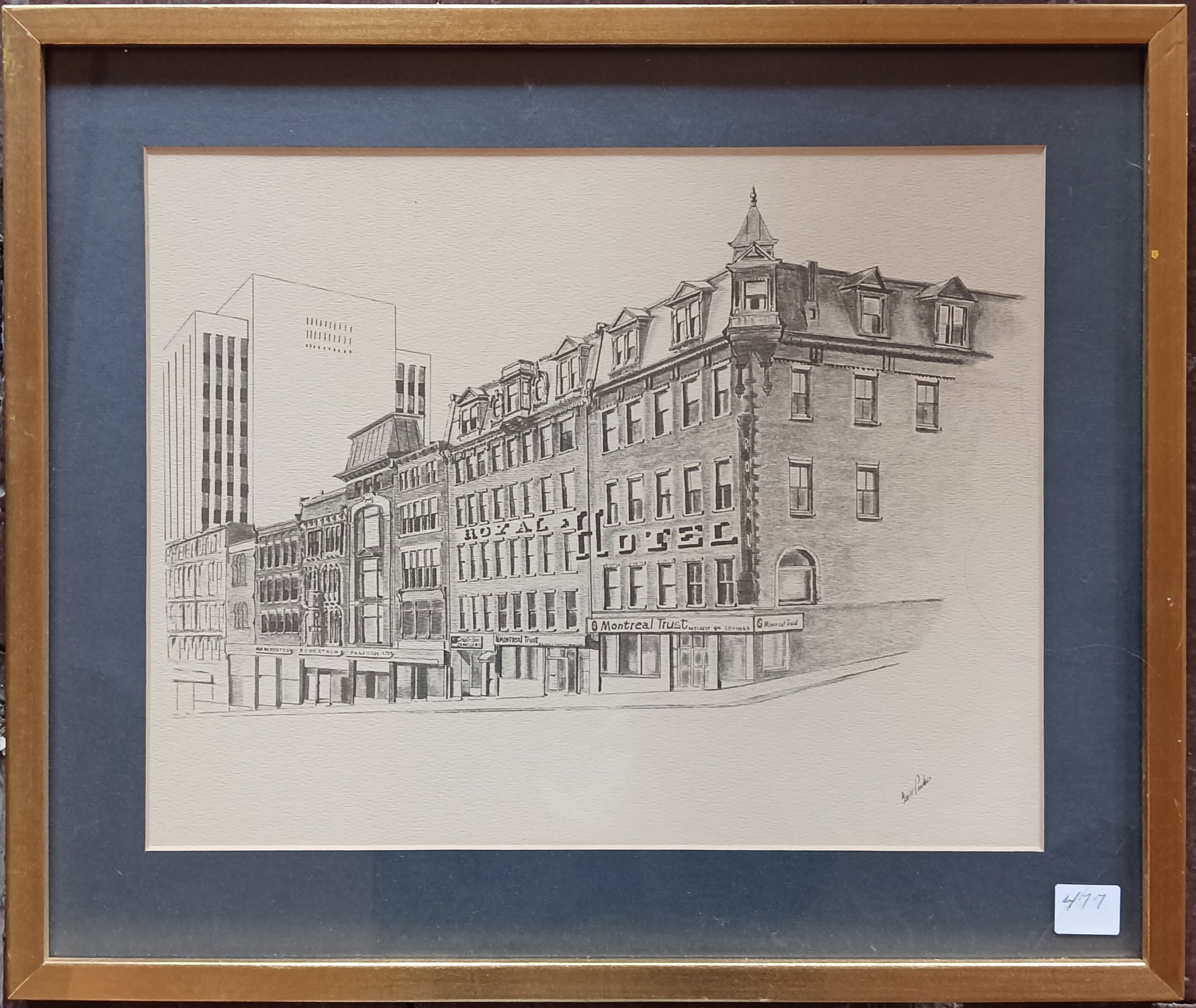 Print, Architecture, Buildings, Geo W.Parker, Front view
