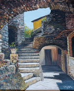 Oil painting, European scene Marcel Bouchet, Art view