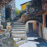 Oil painting, European scene Marcel Bouchet, Cover view
