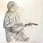 Pencil painting, Portrait Fred Ross, Cover view