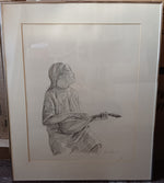 Pencil painting, Portrait Fred Ross, Geneal view