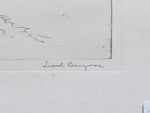 Mixed Media painting, Nautical Lionel Barrymore, Signature view