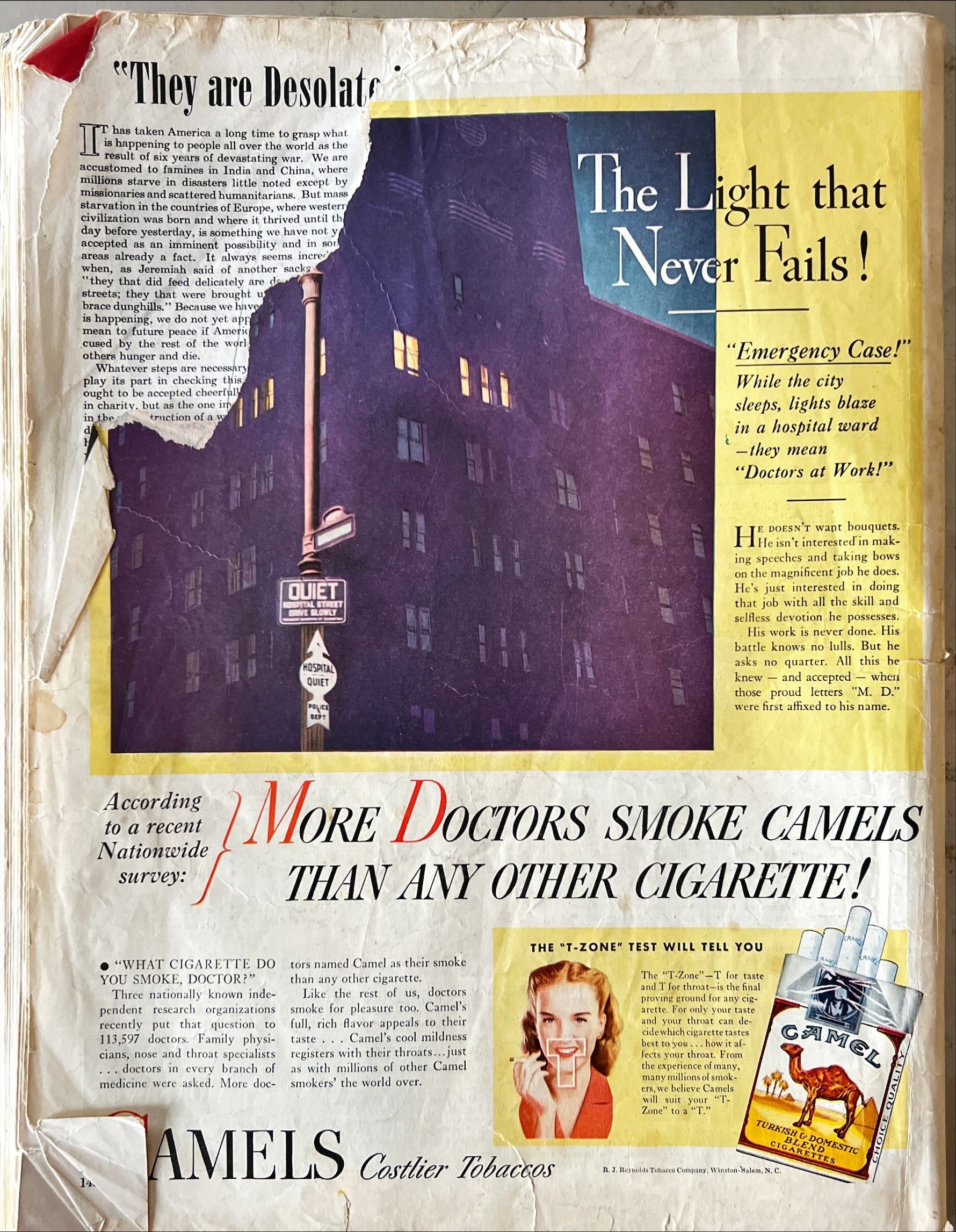 Magazine, History, Post, The Saturday Evening Post, May 11, 1946, Back view