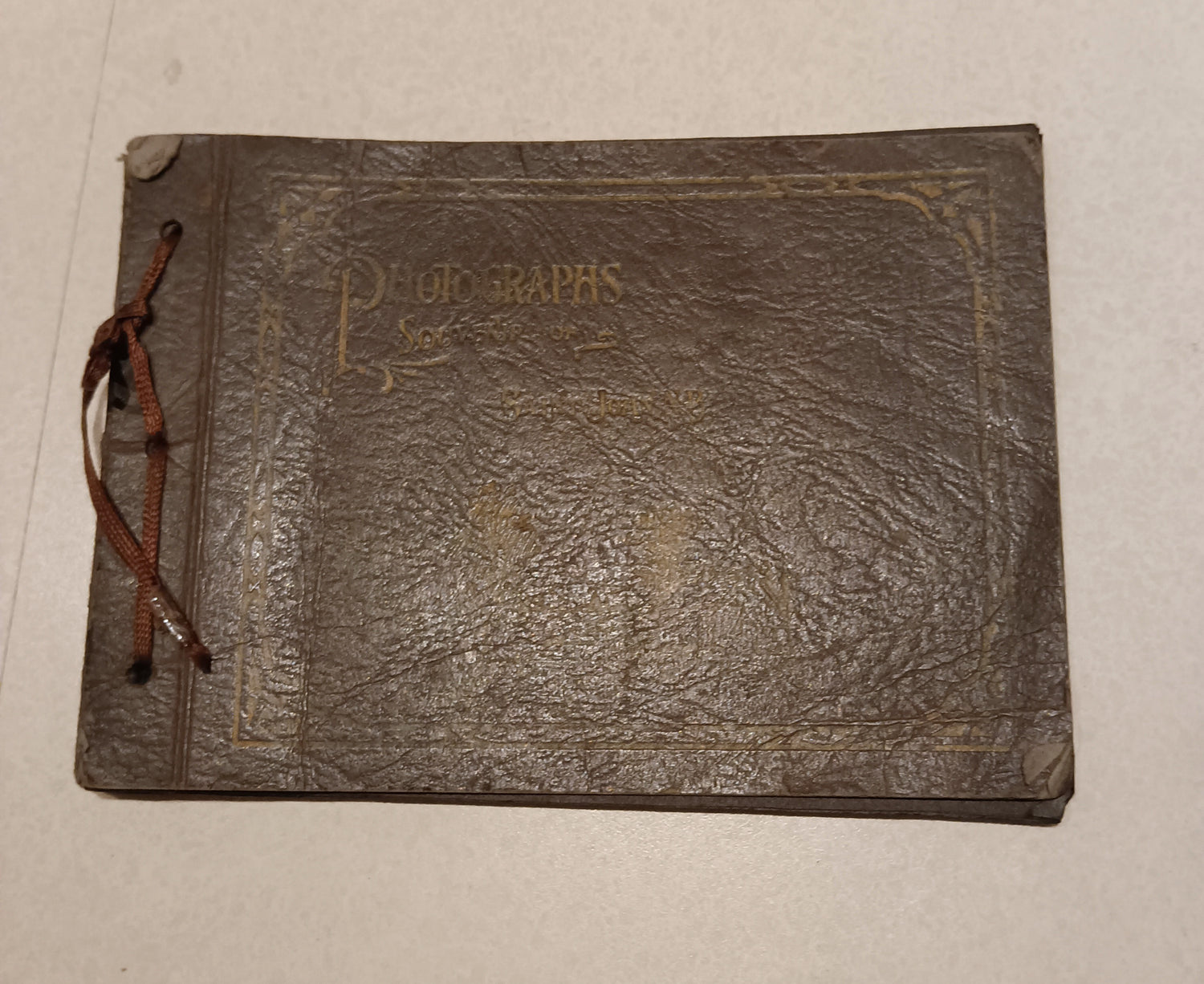 Home, Photo Album, Antique Saint John NB Souvenir Photo Album (unused), Front view
