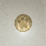 Currency, Coin, UK, Back view