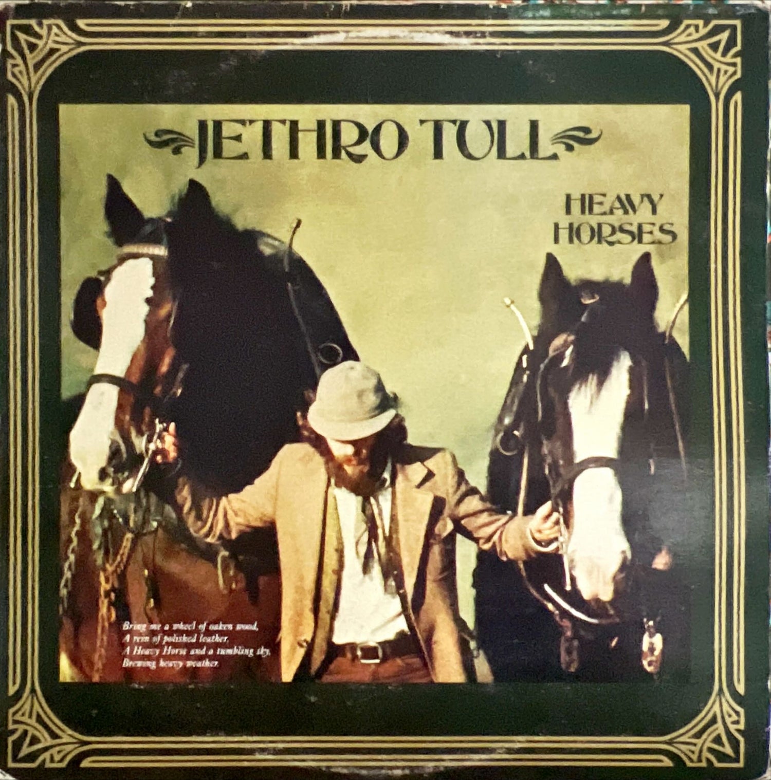 Vinyl record, Rock Jethro Tull, Front view