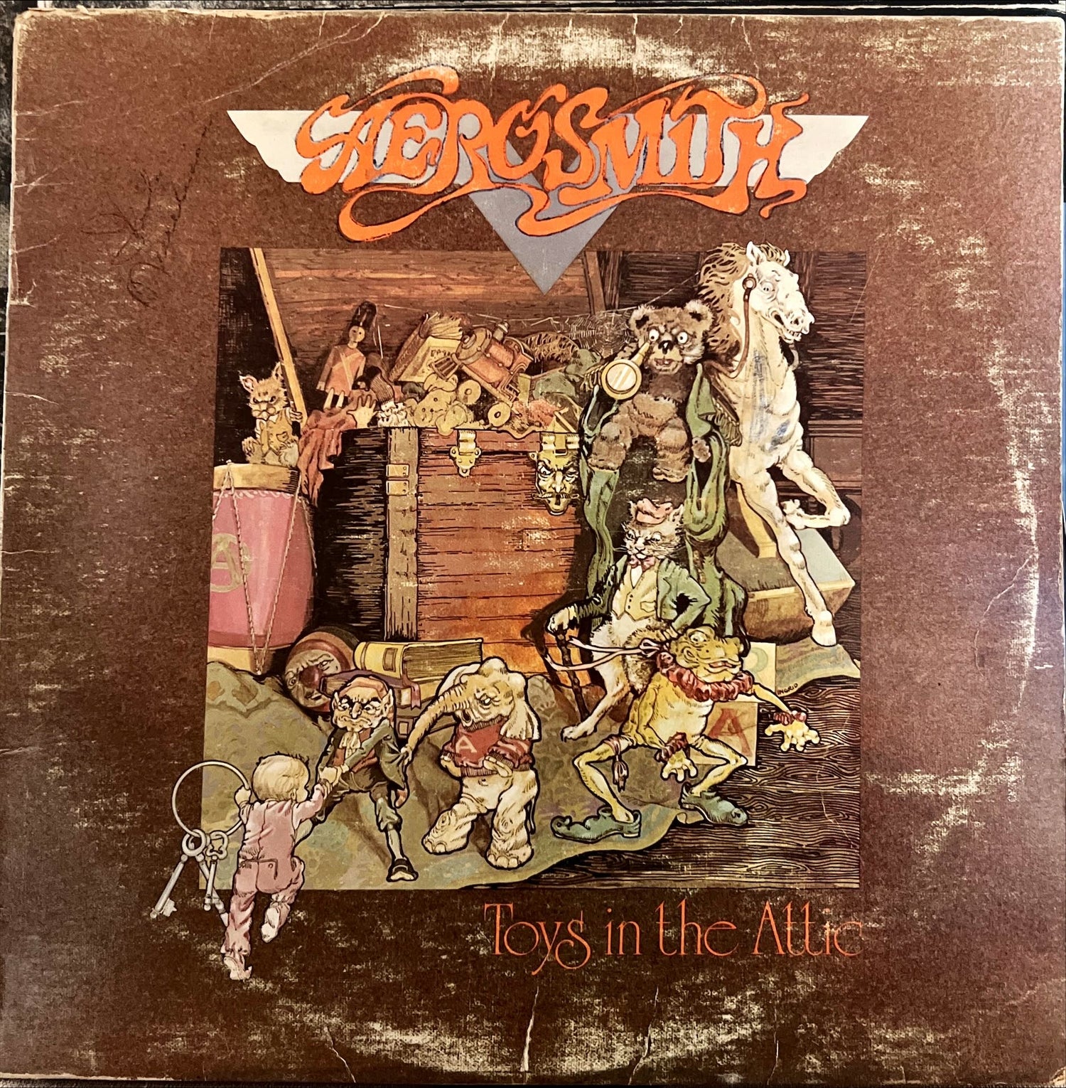 Vinyl record, Rock Aerosmith, Front view