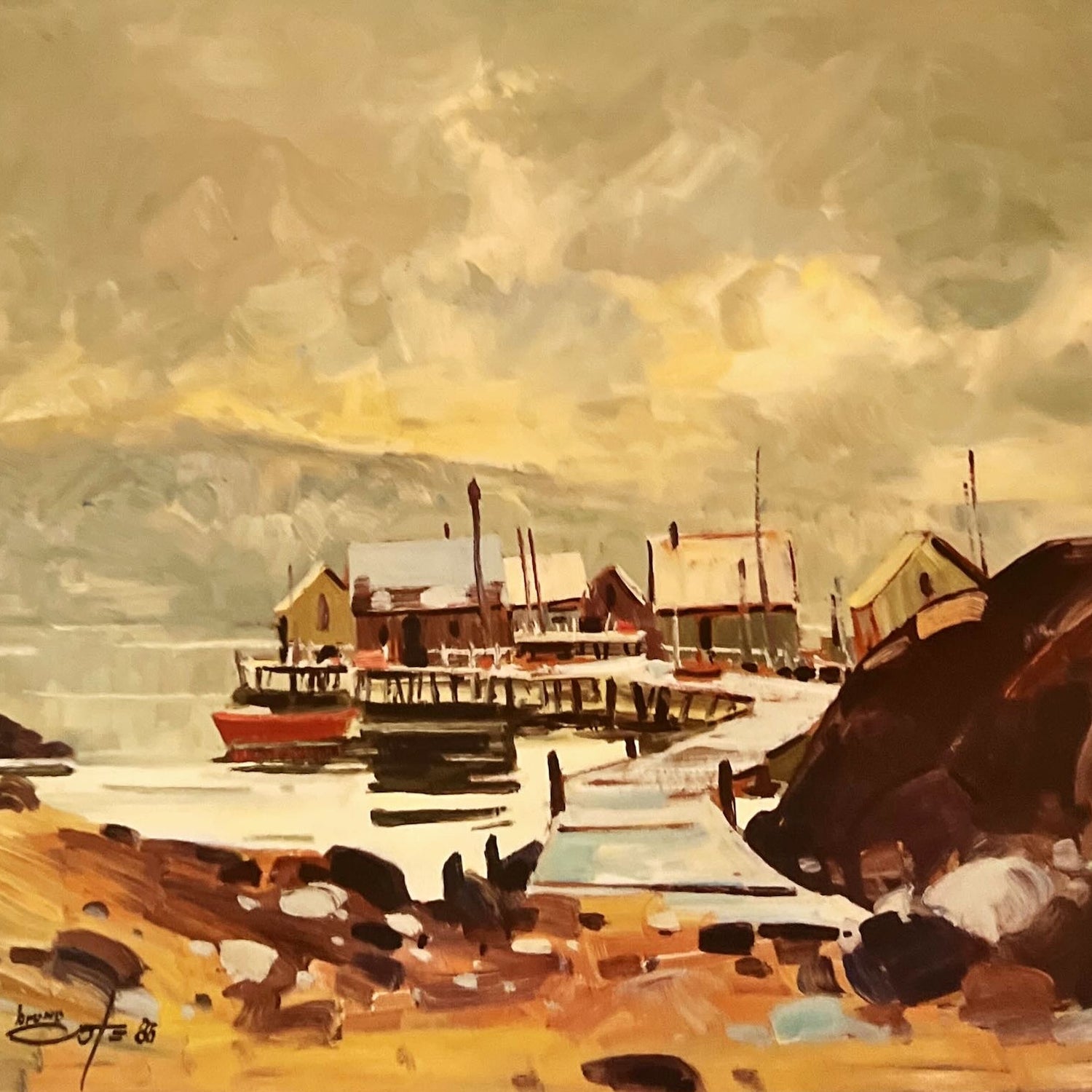 print, Winterscape Atlantic Galleries, Cover view