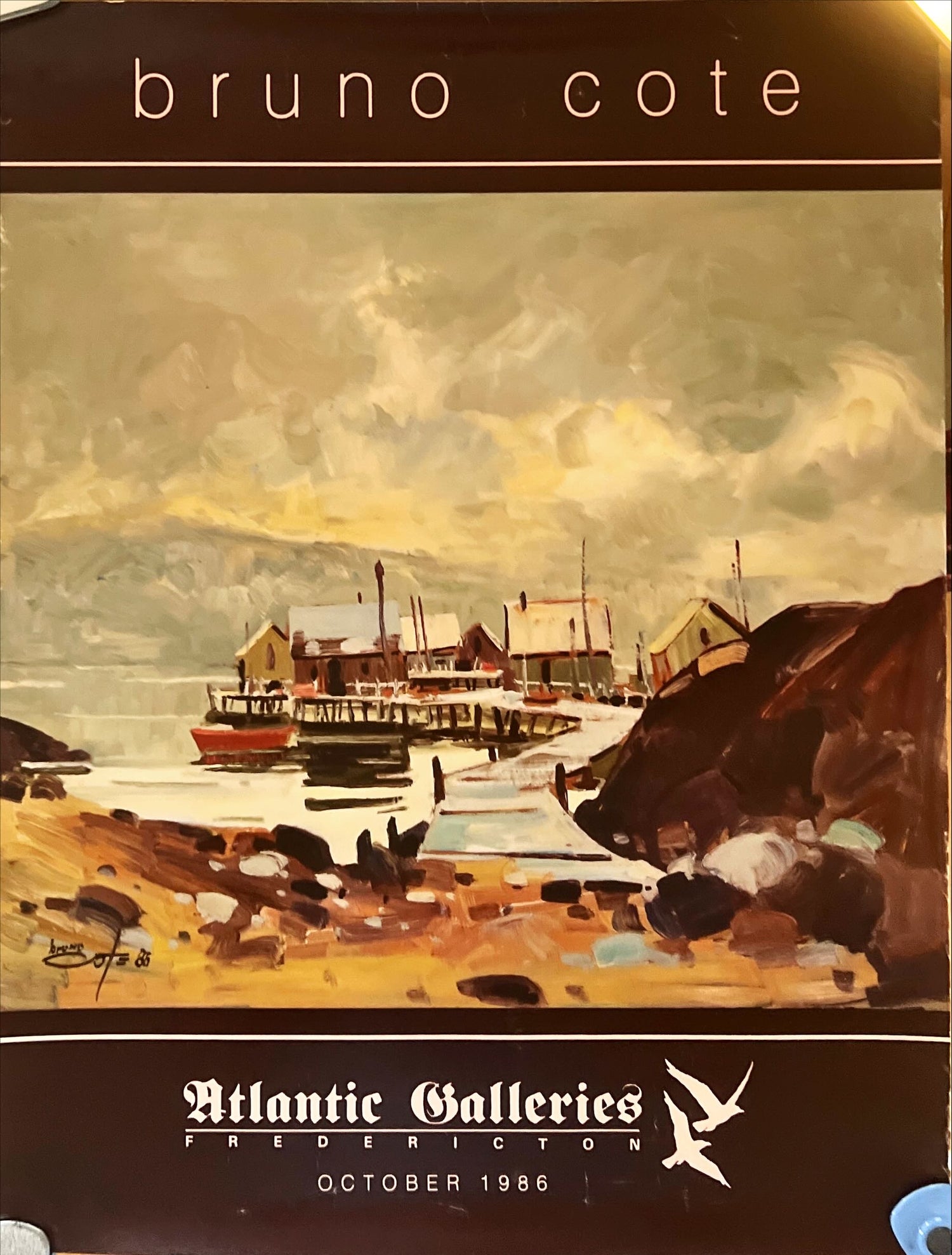 Print, Winterscape, Atlantic Galleries, Front view