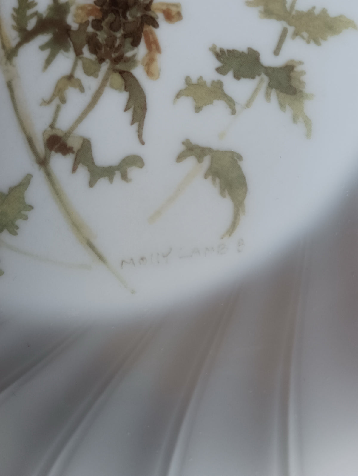 Craft work, Pottery, Material: Clay, Molly Lamb Bobak, Signature view