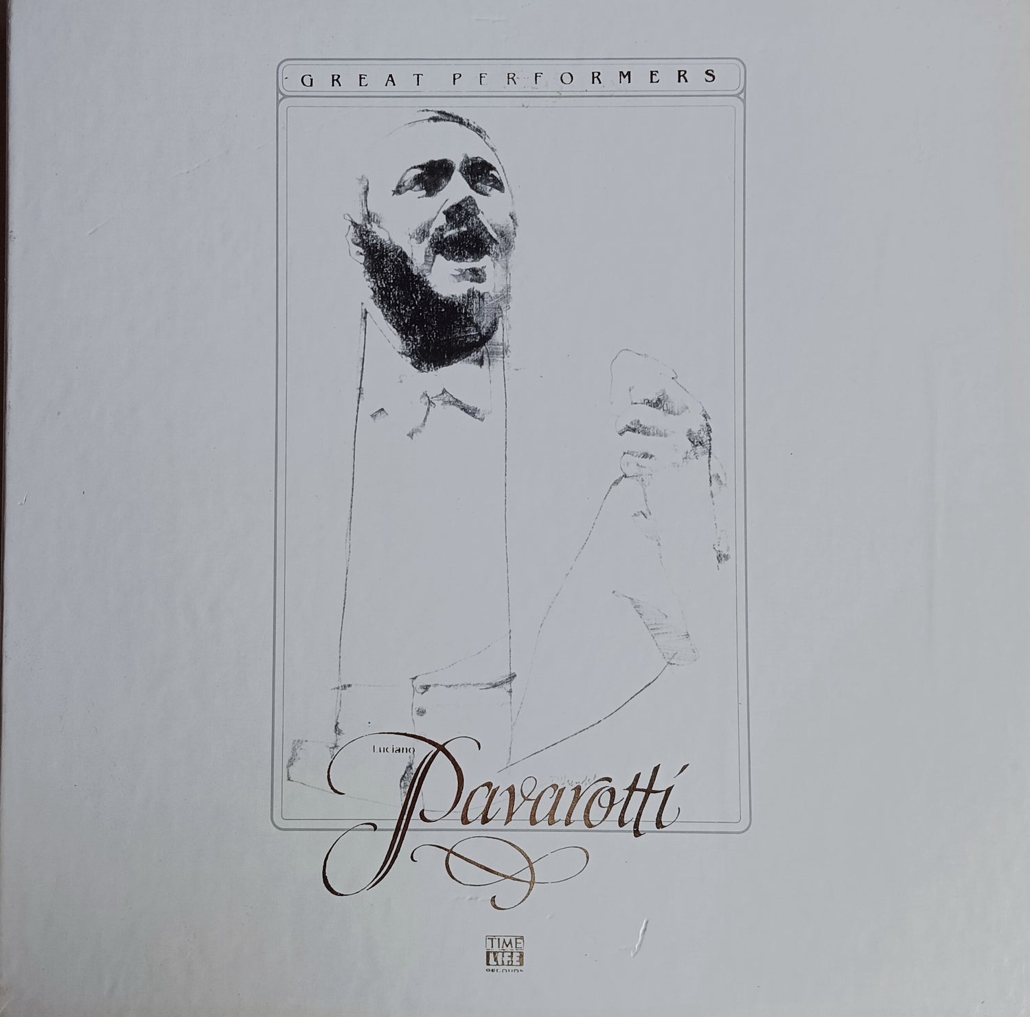 Vinyl record, Opera Luciano Pavarotti, Art view