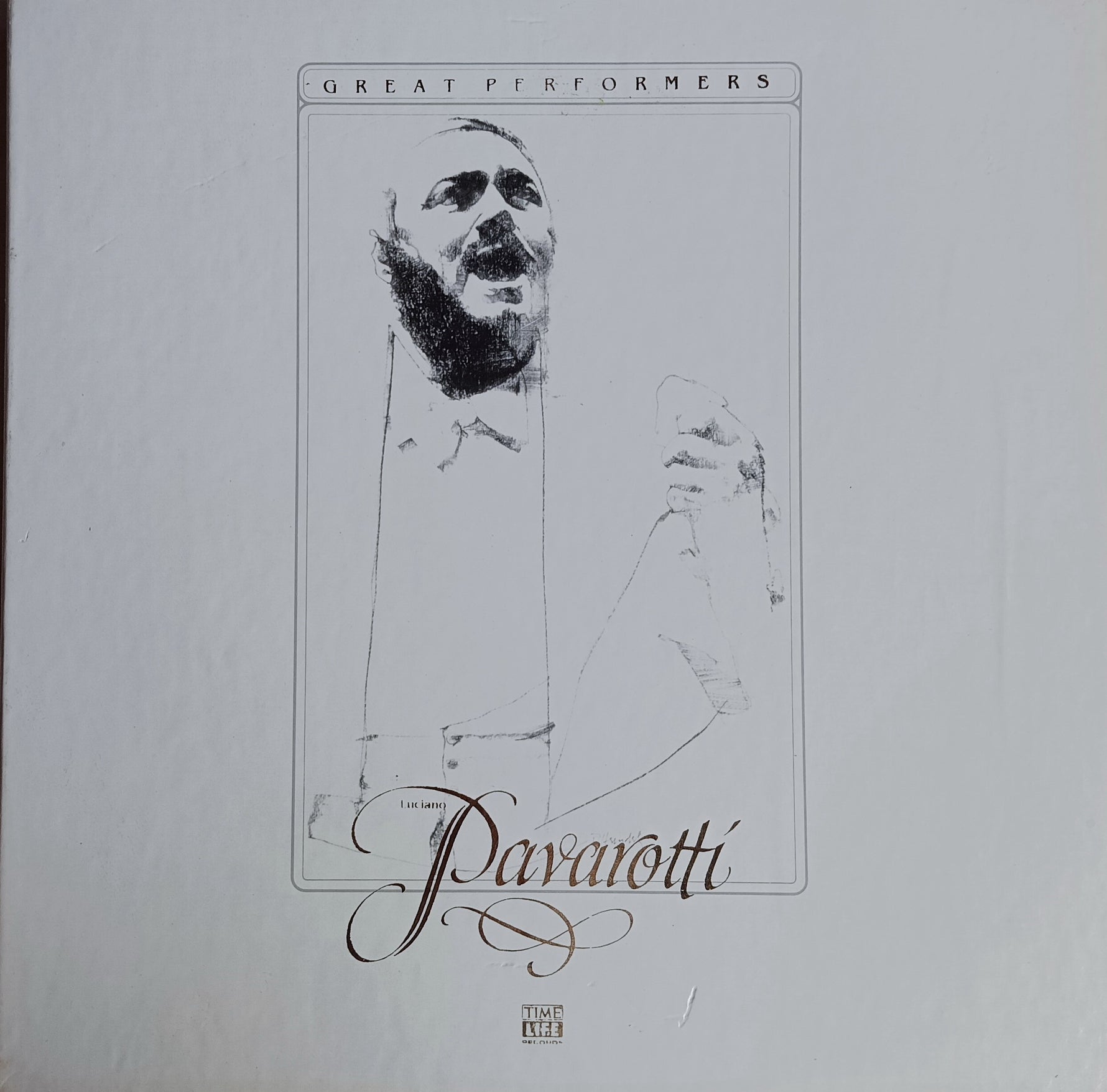 Vinyl record, Opera Luciano Pavarotti, Art view