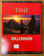 Magazine, History, Time, Time Millennium Collector’s Edition: First Issue of the 21st Century, Last Issue of the 20th Century, Back view