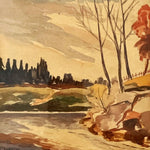Watercolour painting, Landscape Fred Nicholas, Cover view