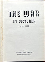 Book, Military, History, WWI, Odham’s Press, The Third Year of War in Pictures, Inside view