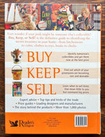 Book, Antique, Collectibles, Judith Miller and Mark Hill, Buy, Keep, or Sell: Discover the Hidden Collectibles in Your Home, Back view