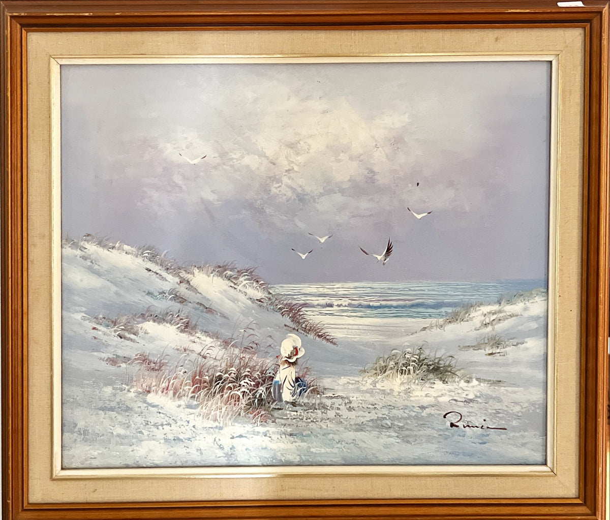Oil painting, Seascape Unknown Artist, Front view