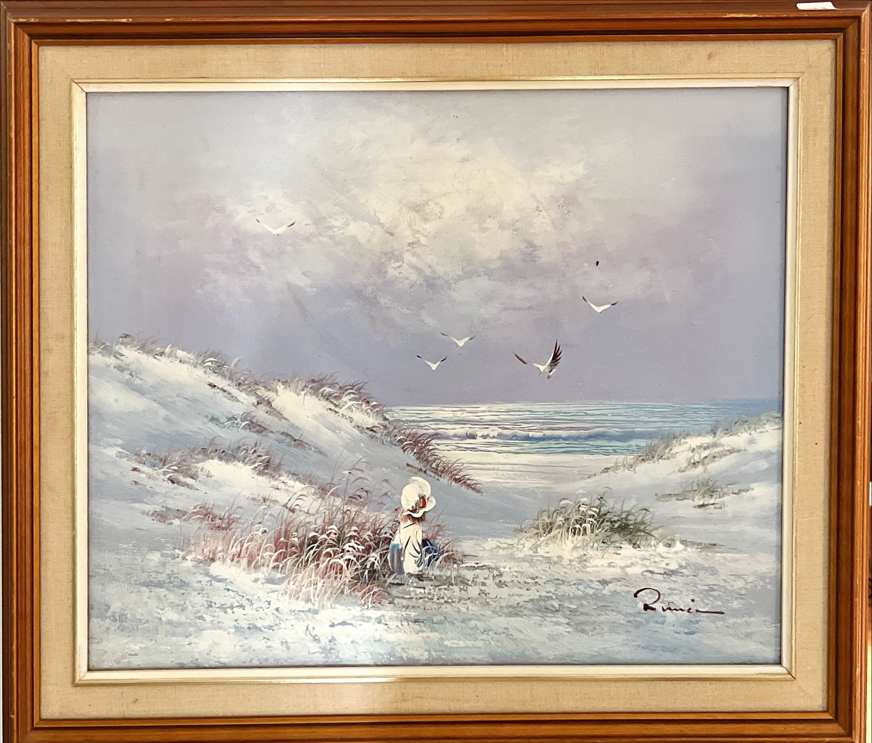 Oil painting, Seascape Unknown Artist, Front view
