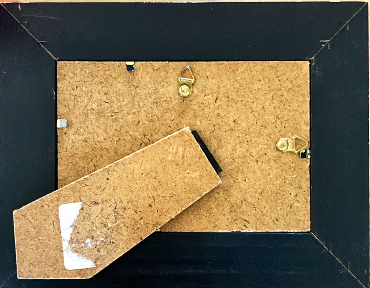 Home, Picture frame, Small Black with Gold Detail Picture Frame, Cover view