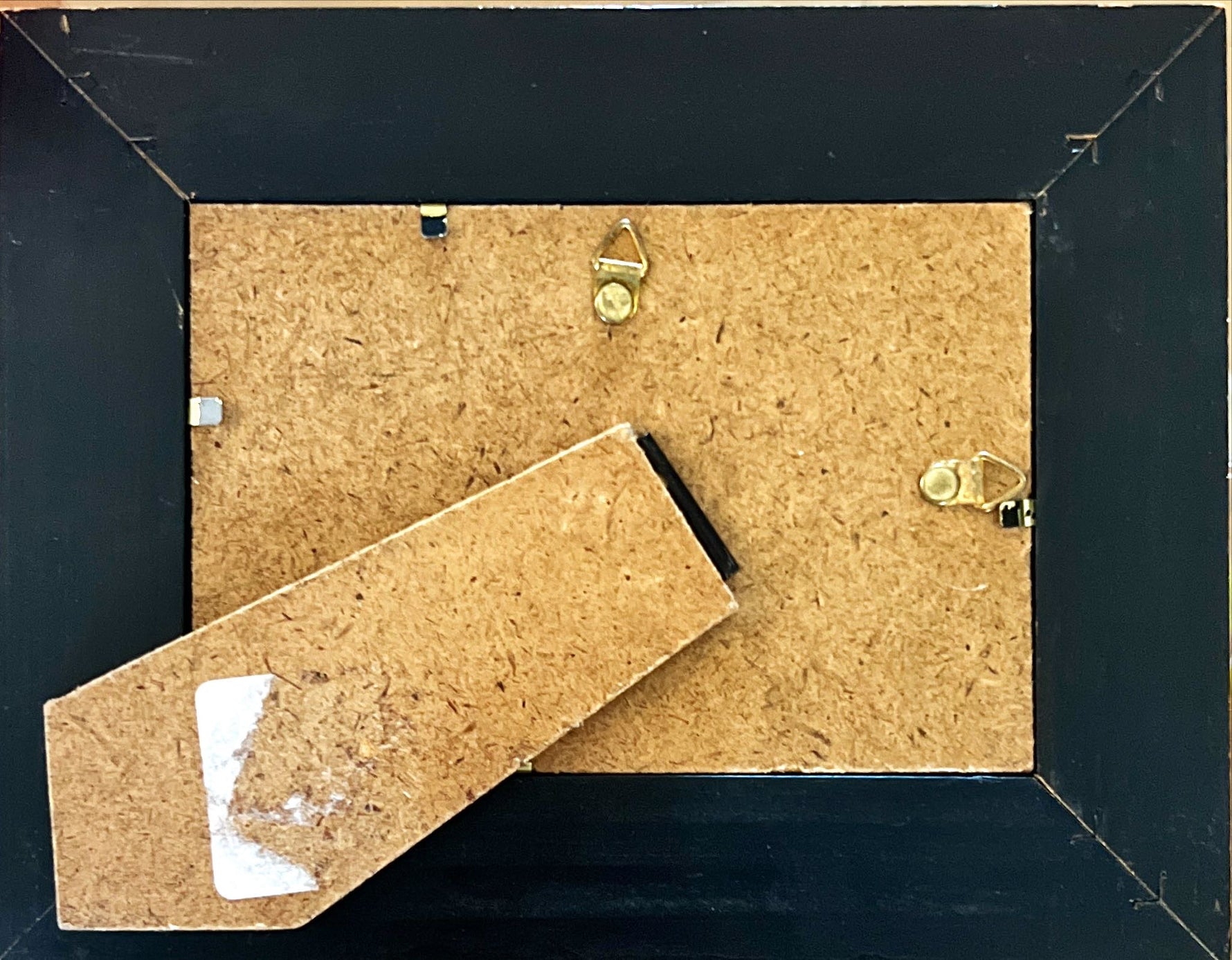 Home, Picture frame, Small Black with Gold Detail Picture Frame, Cover view