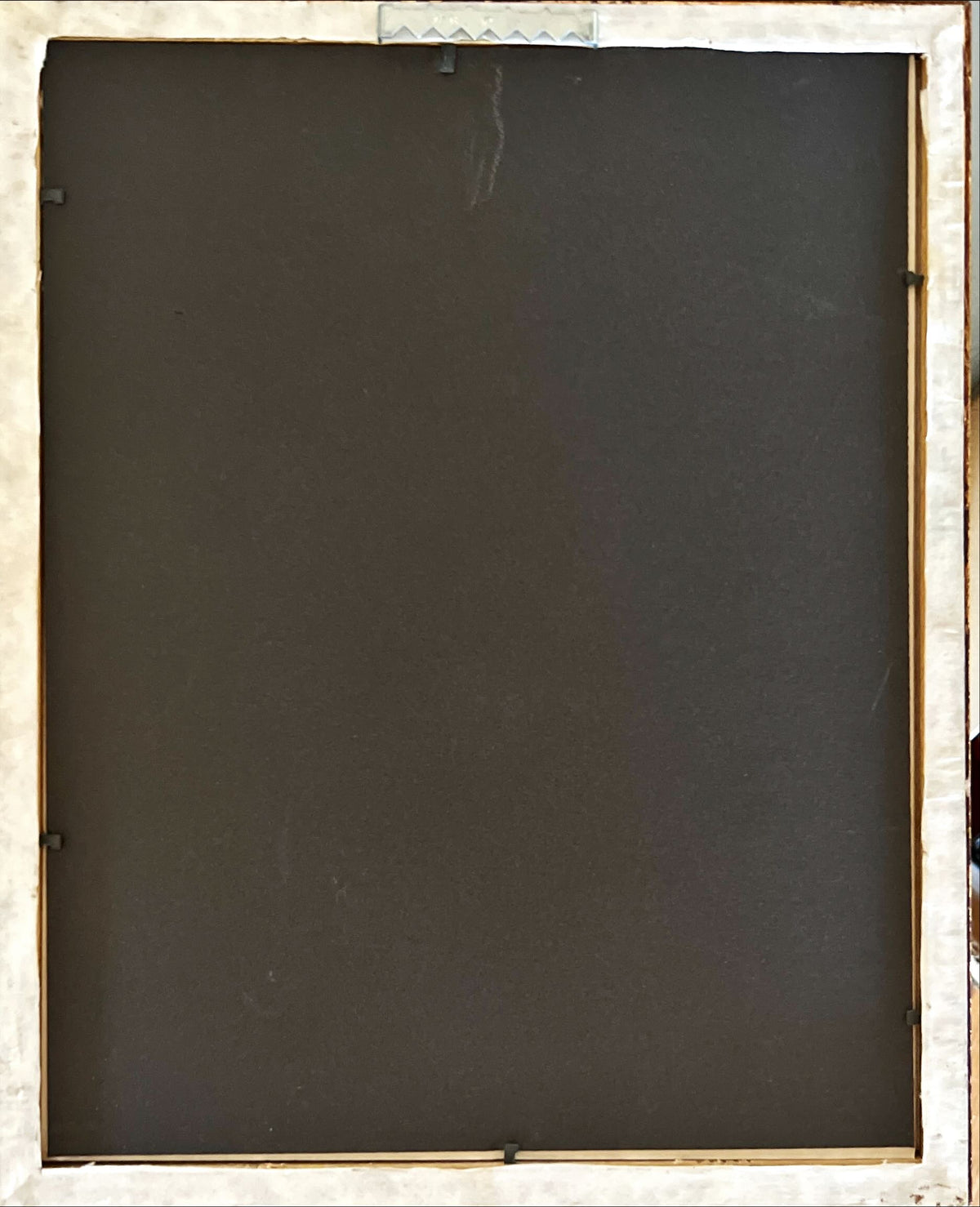 Craft work, Application, Material: Flowers, Unknown Artist, Back view