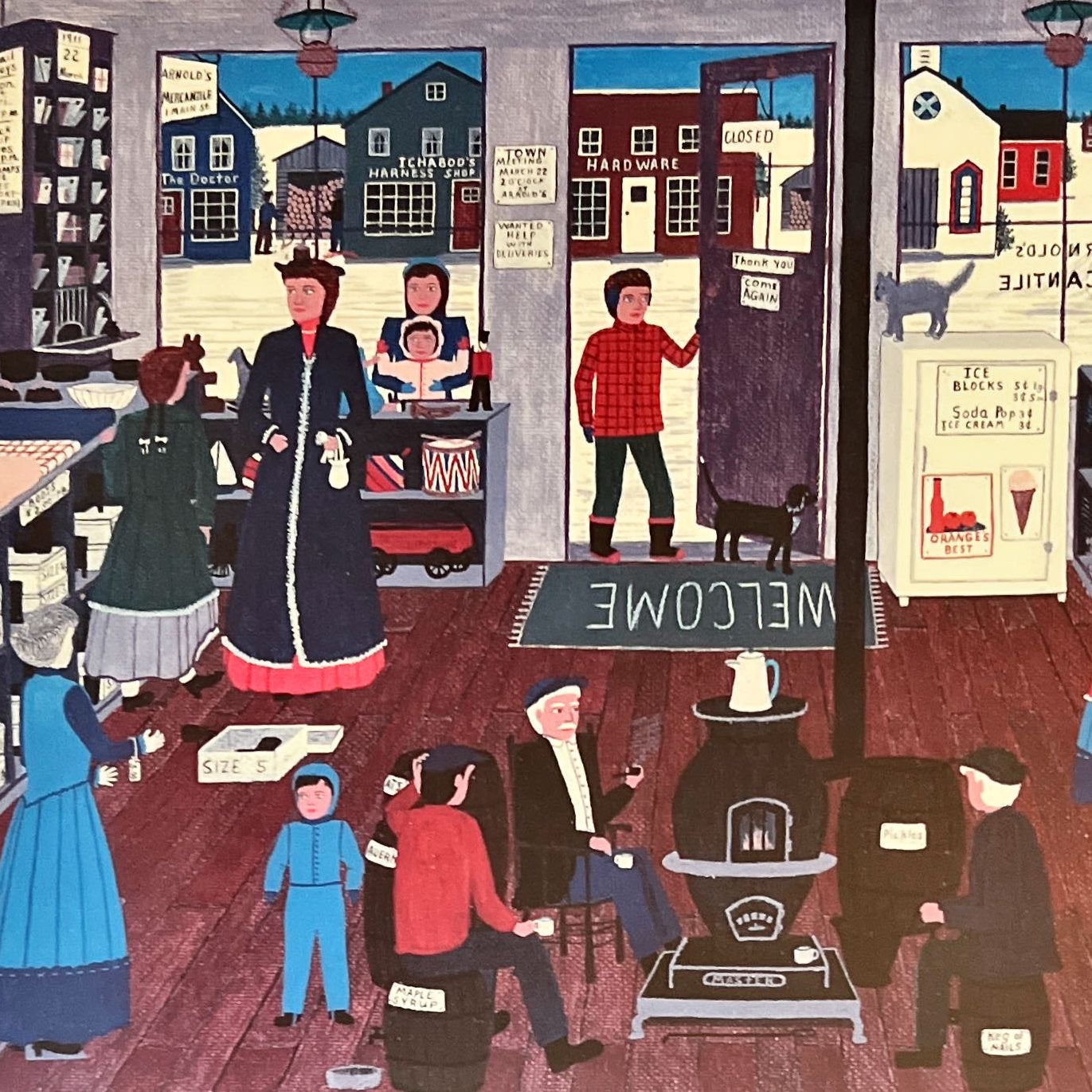 print, Genre Scene Myrna Lewis, Cover view