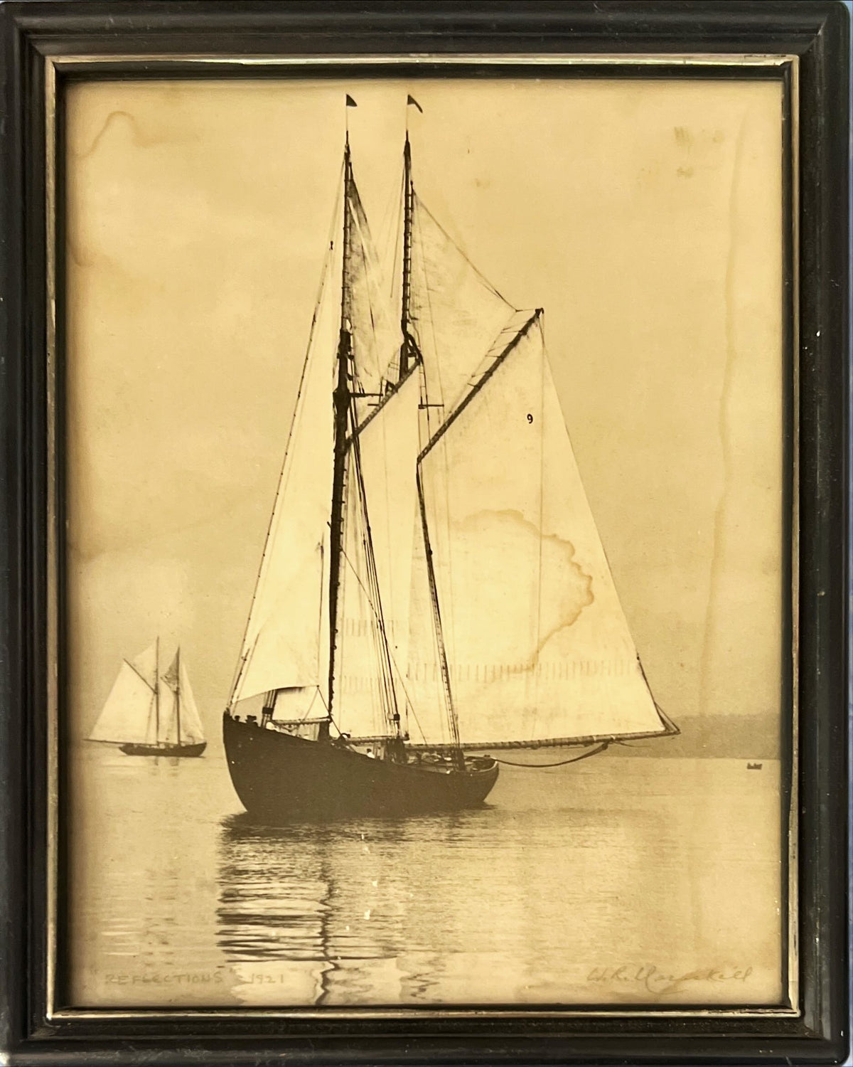 Print, Nautical, W.R. Macaskill, Front view