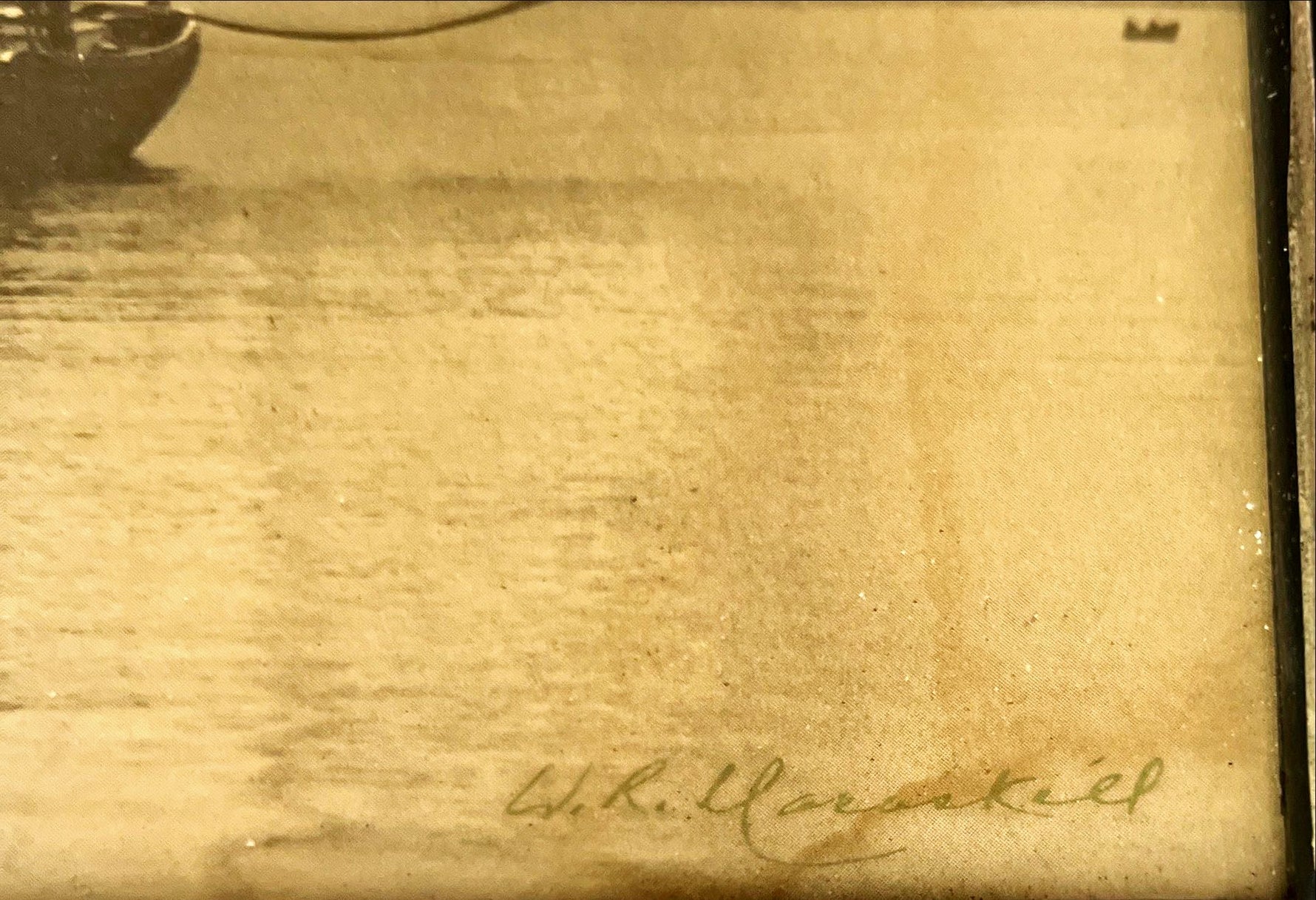 Print, Nautical, W.R. Macaskill, Signature view