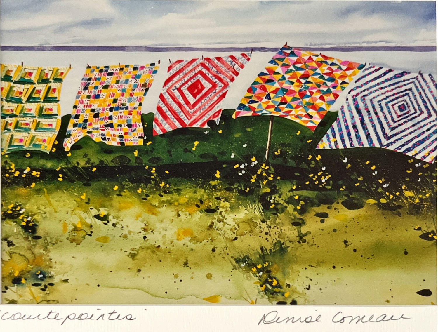 Print, Landscape, Denise Comeau, Art view