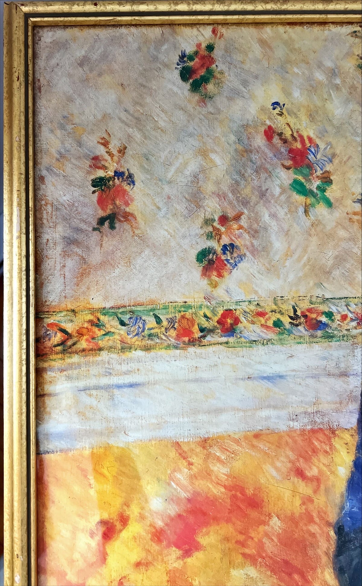 Print, Portrait, Pierre-Auguste Renoir, Damage view