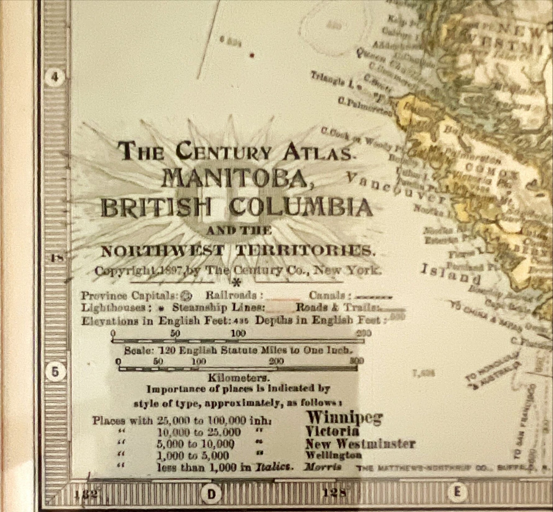 Mixed Media painting, Geography The Century, Info view