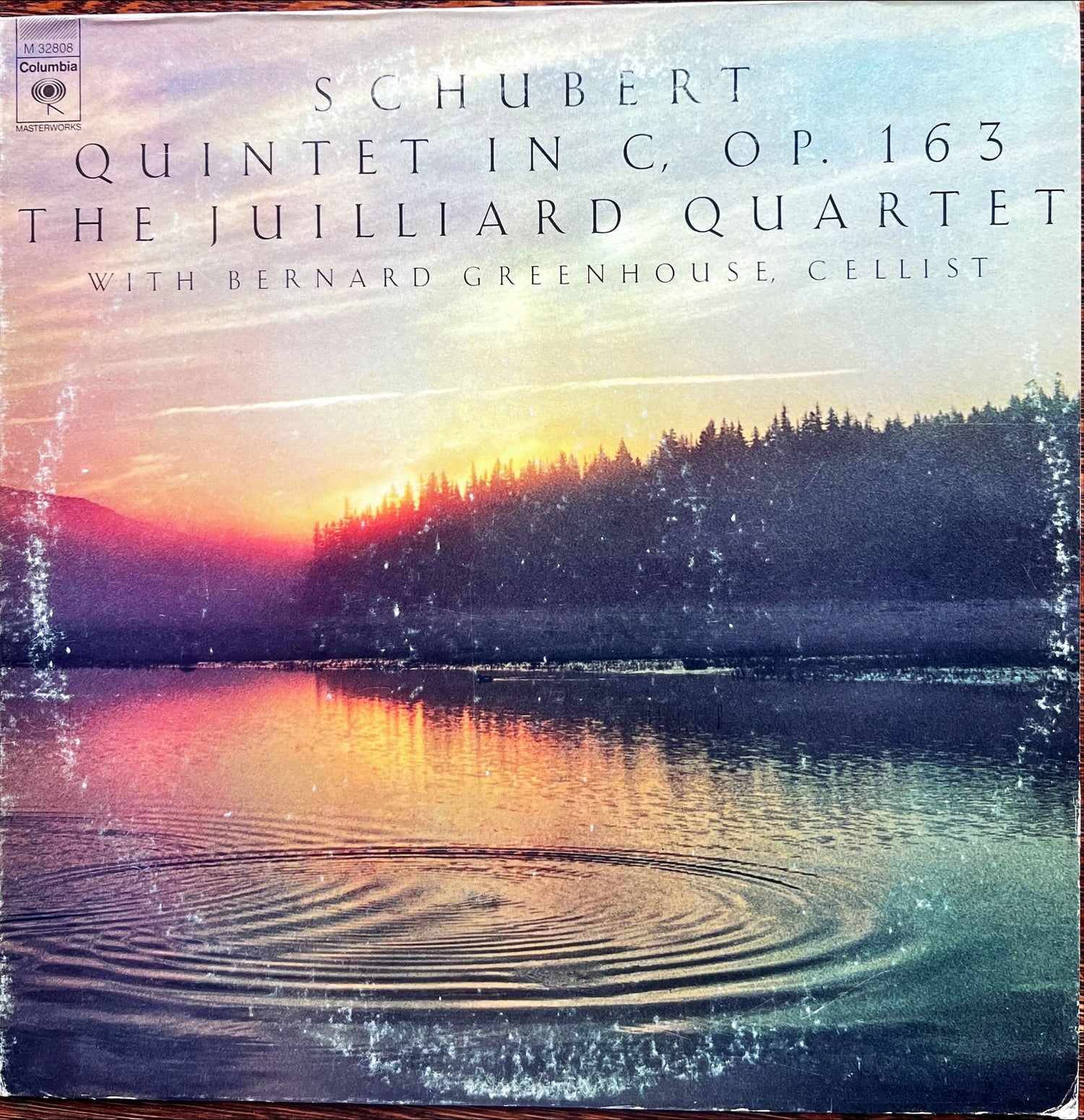Vinyl record, Classical Schubert Quintet, Front view