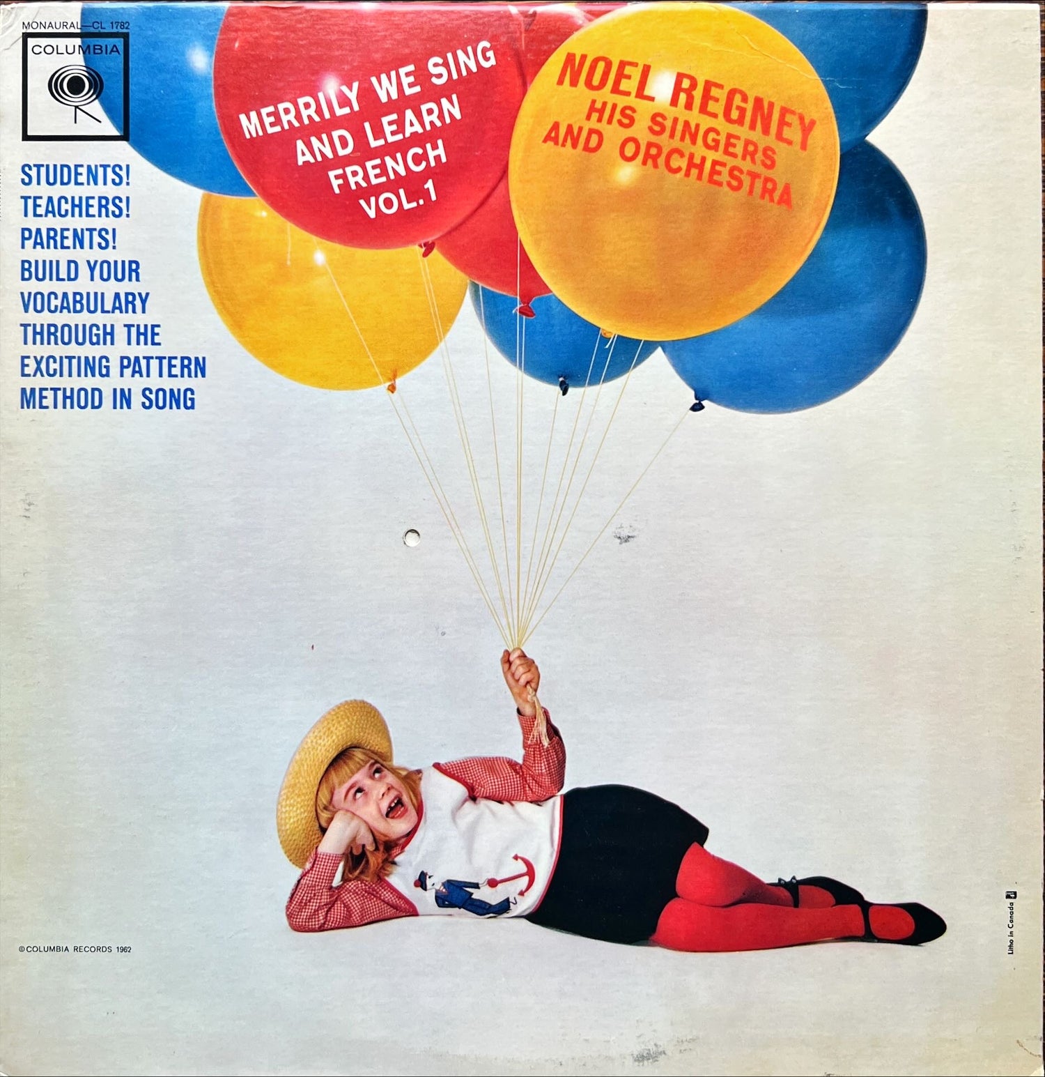 Vinyl record, French Noel Reginey, Front view