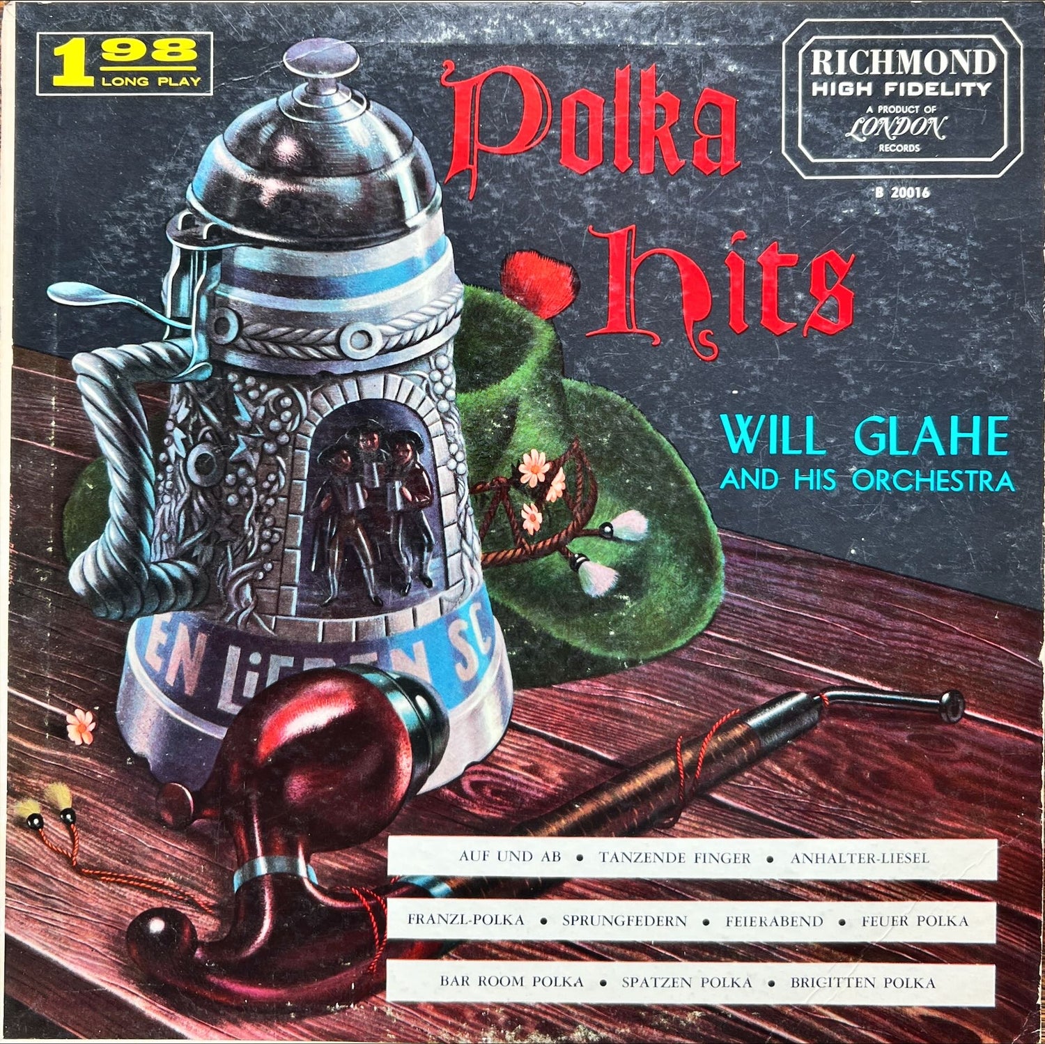 Vinyl record, Polka Will Glahe and His Orchestra, Front view