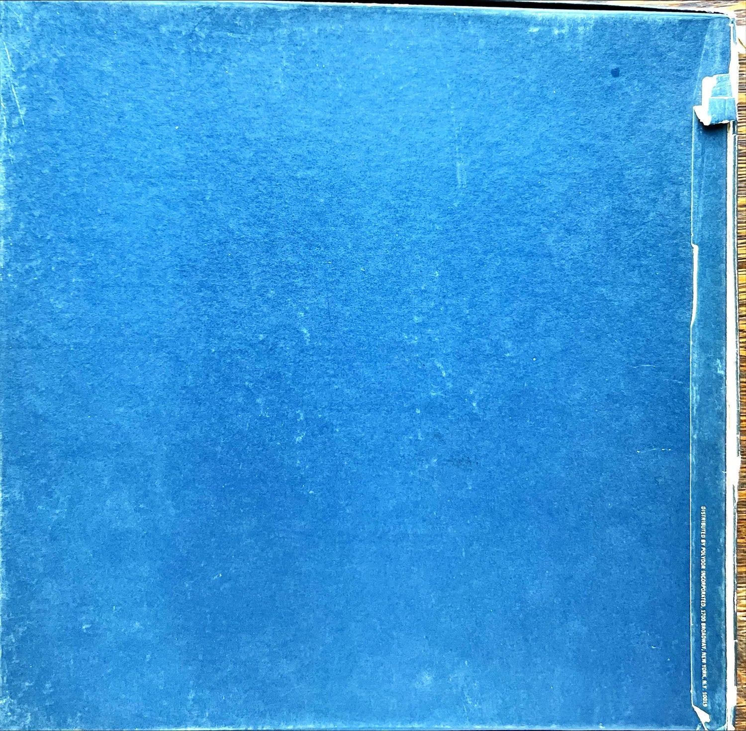 Vinyl record, Classical Keith Jarrett, Back view