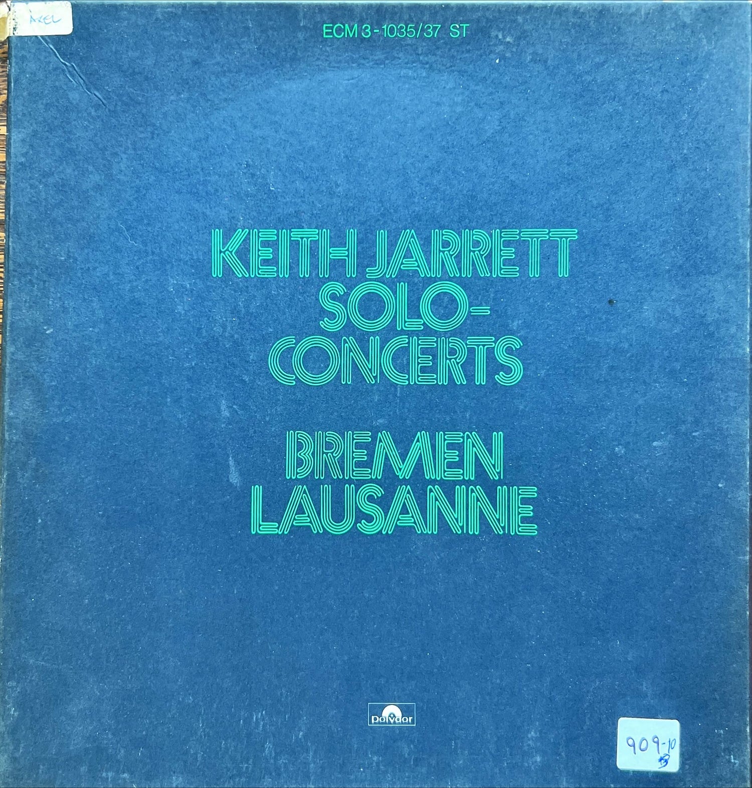 Vinyl record, Classical Keith Jarrett, Front view