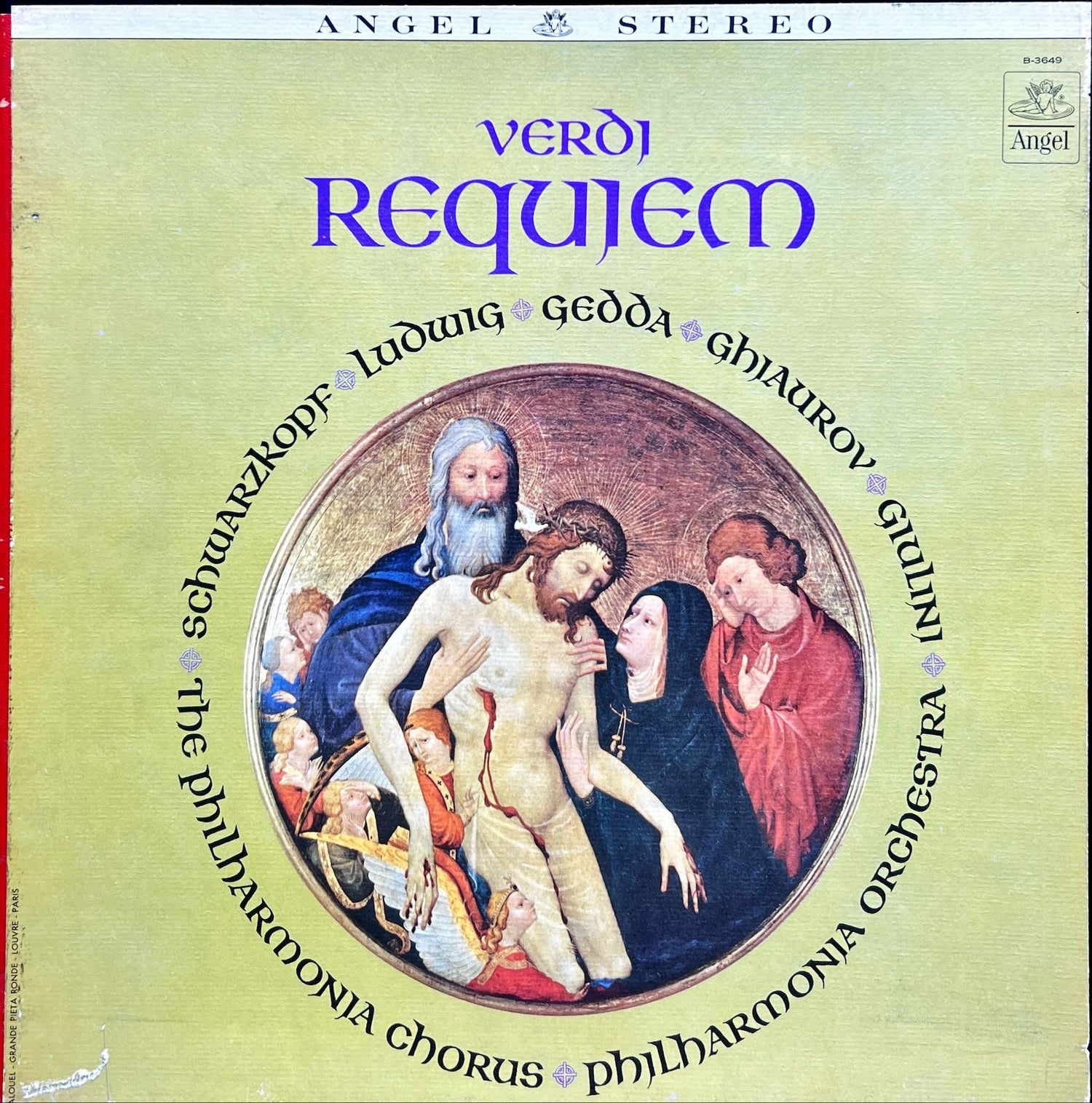 Vinyl record, Classical Verdi, Front view
