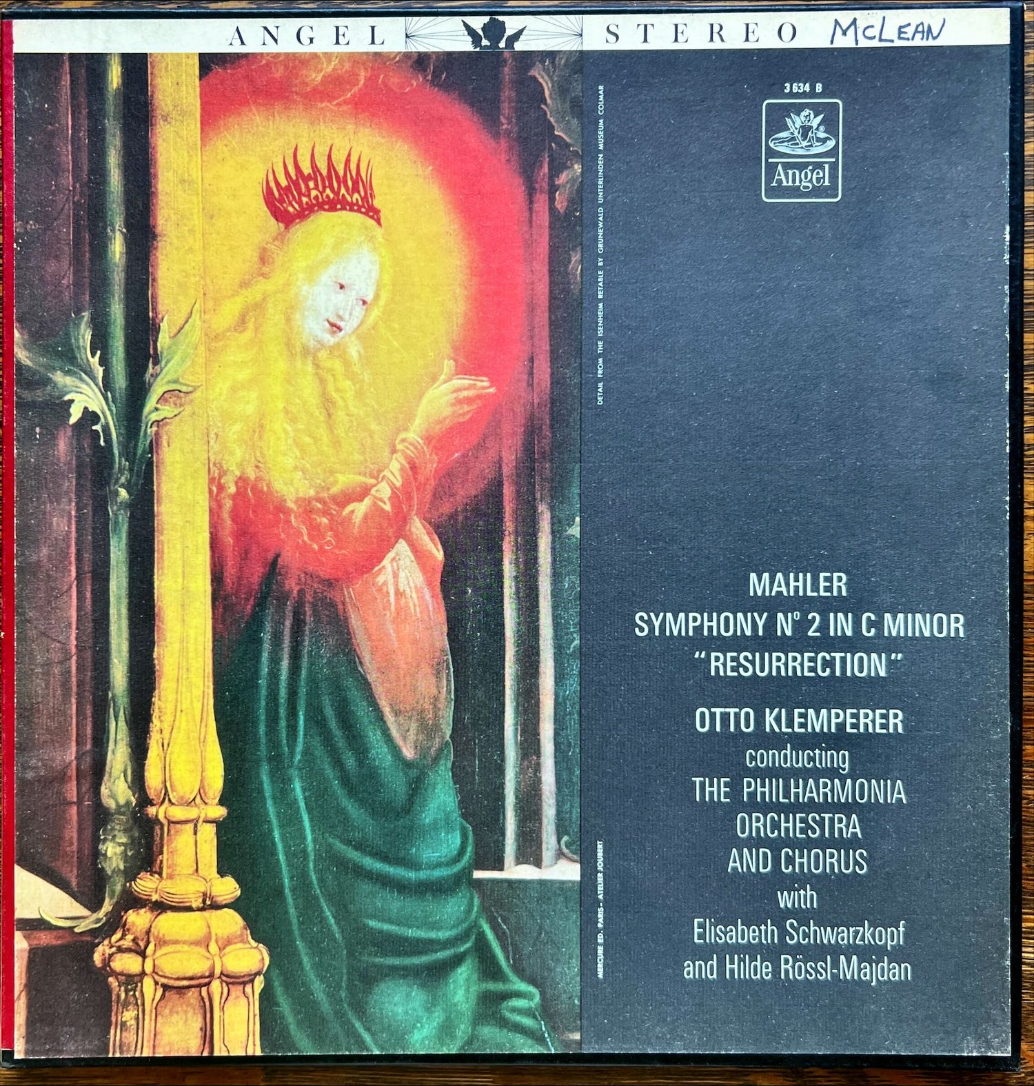 Vinyl record, Classical Mahler, Front view