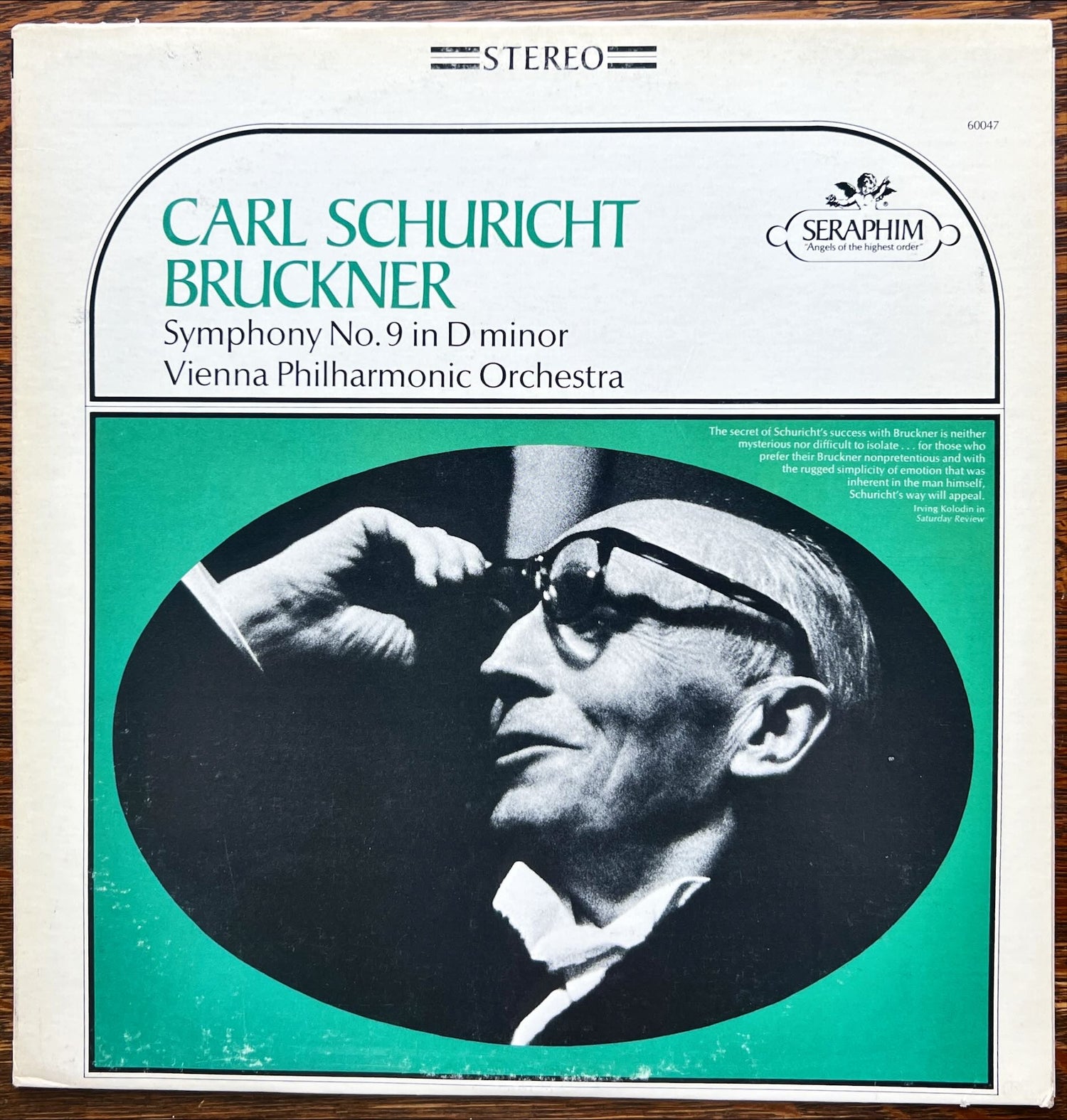 Vinyl record, Classical Carl Schuricht Bruckner, Front view