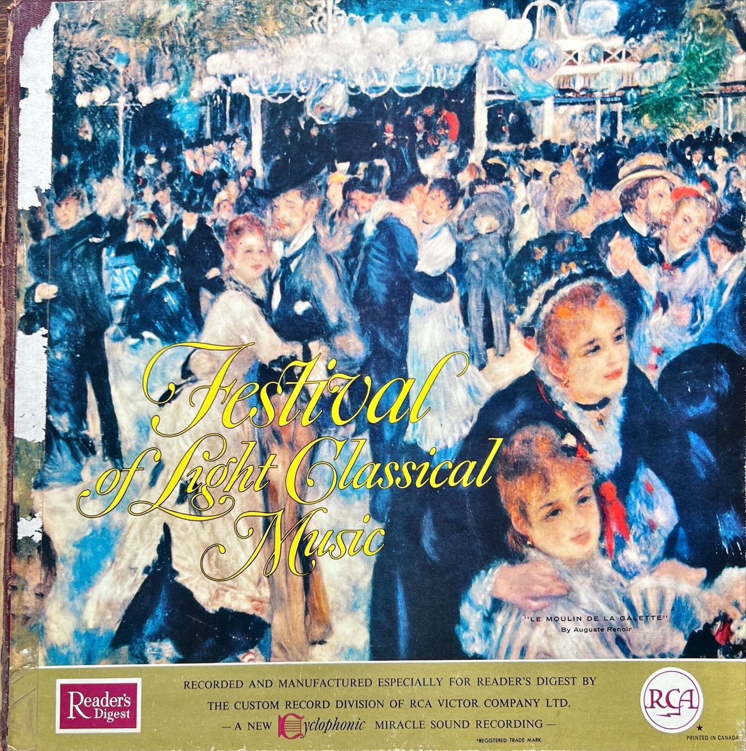 Vinyl record, Classical RCA, Front view