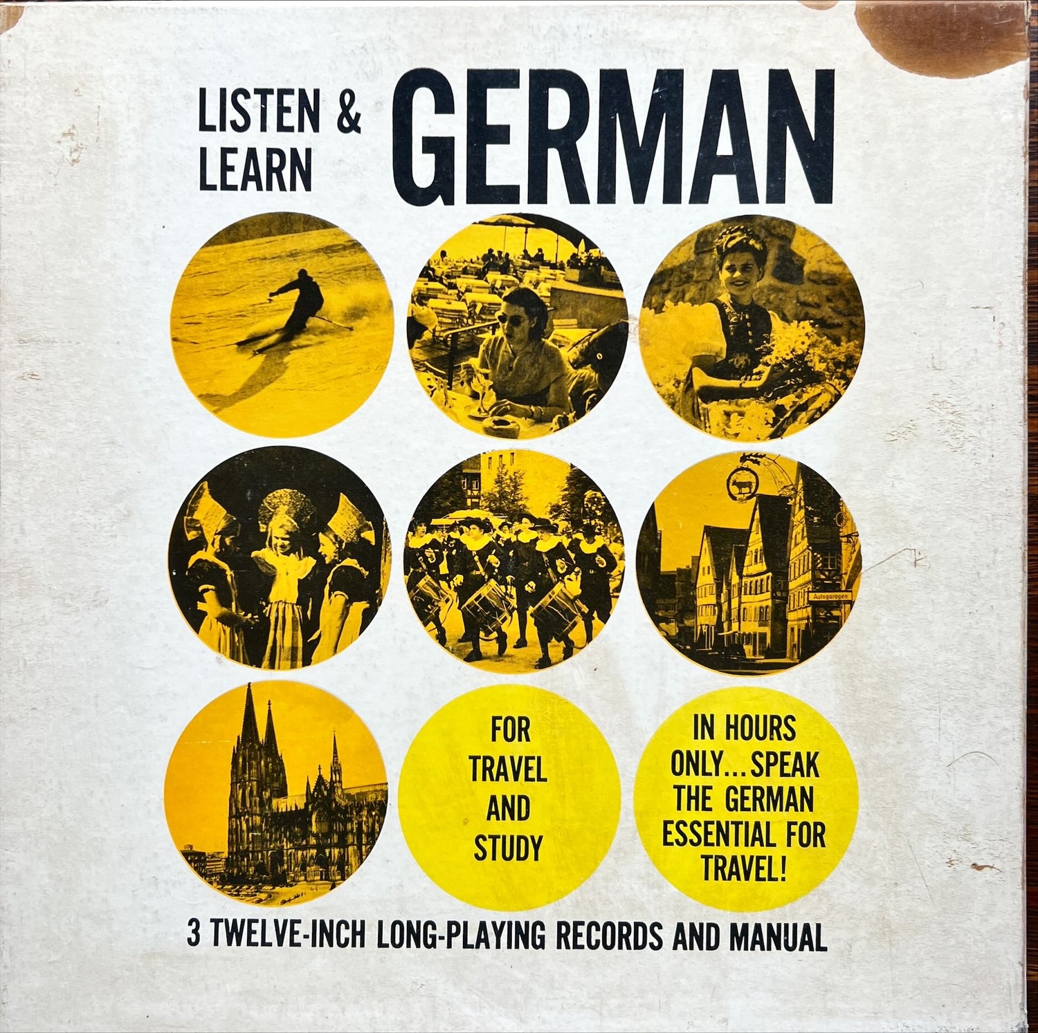 Vinyl record, Education , Front view