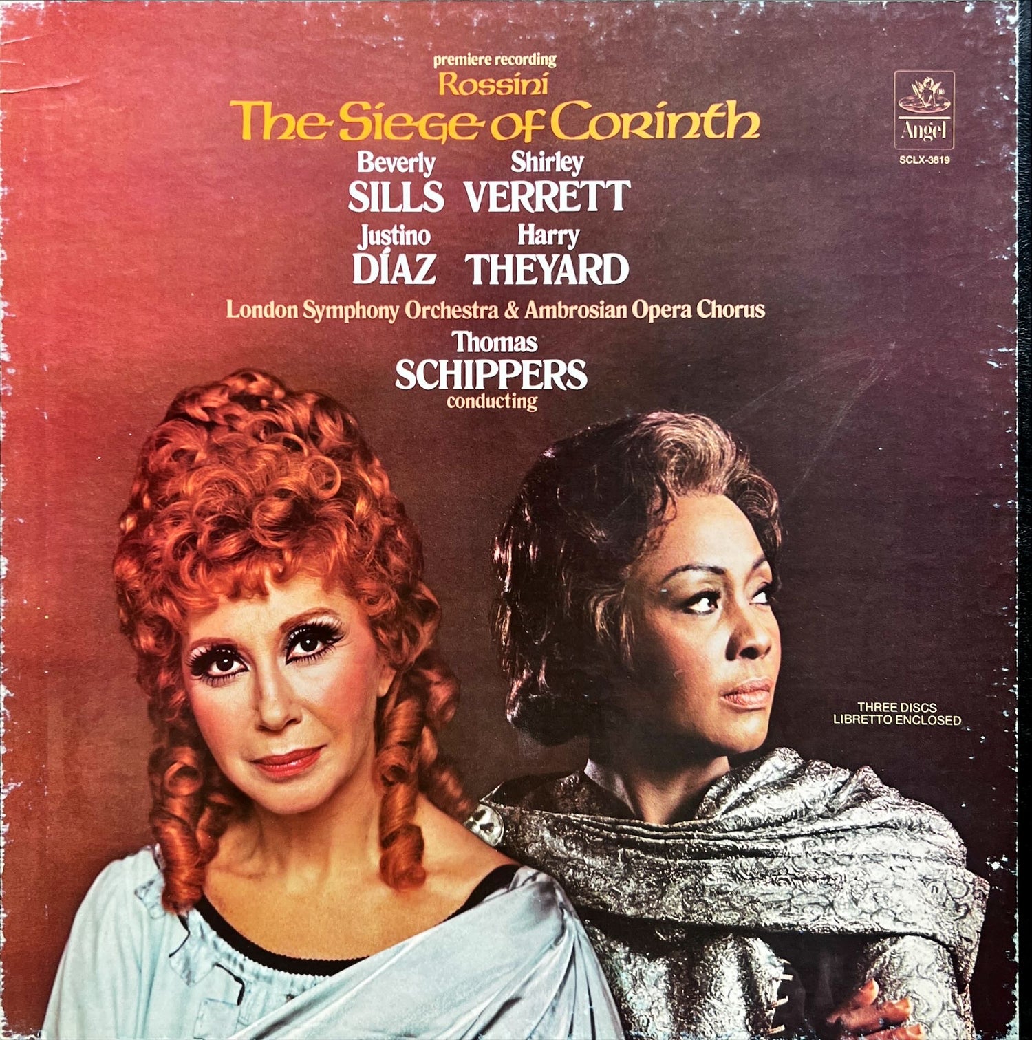 Vinyl record, Opera Rossini, Front view