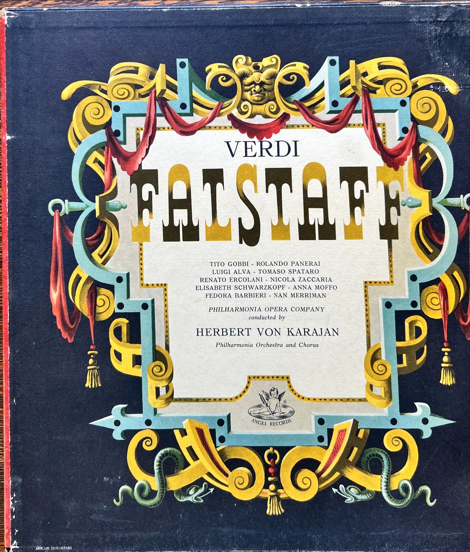 Vinyl record, Opera Angel Records, Front view