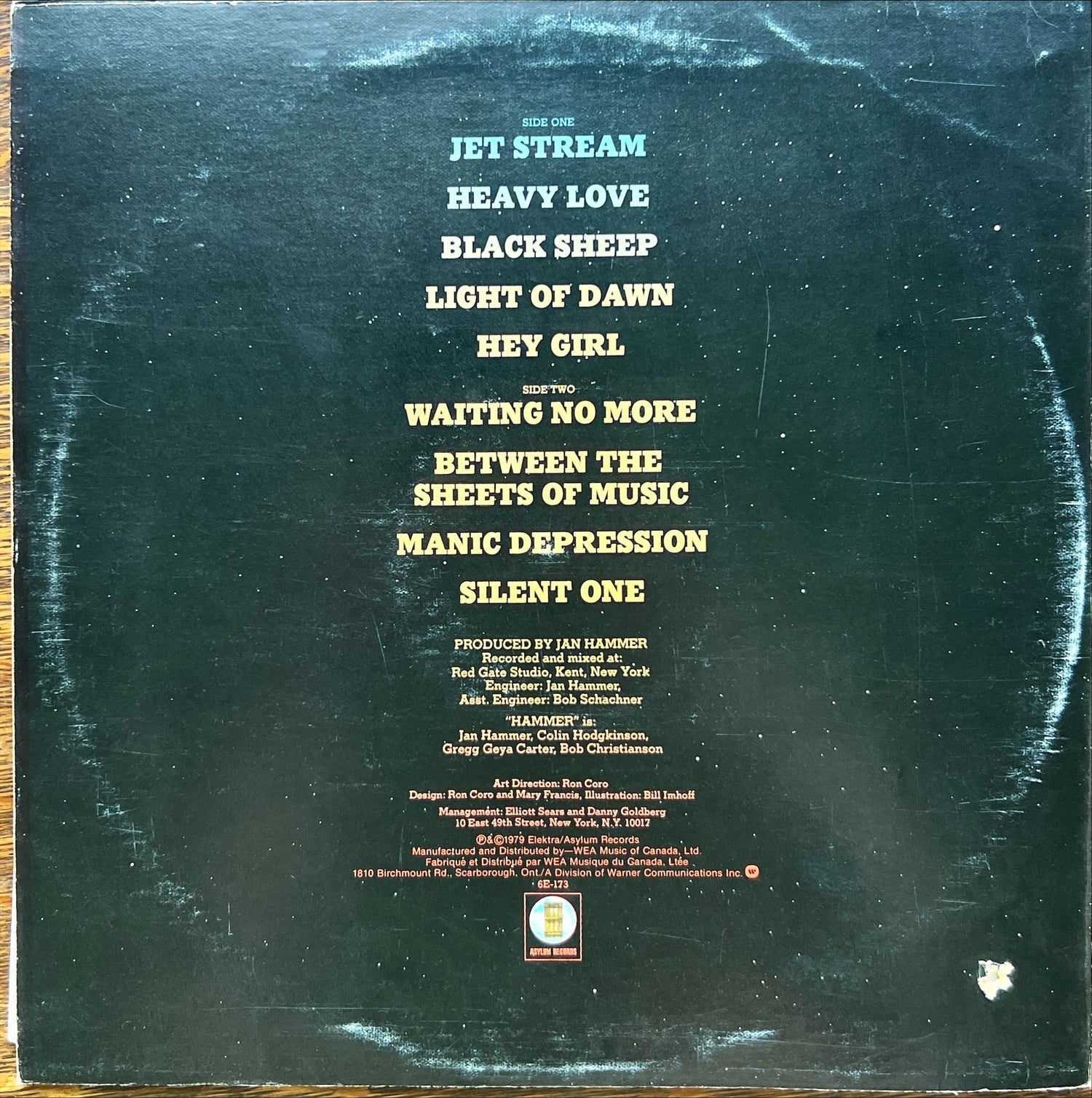 Vinyl record, Country/Eastern, Country Hammer Black Sheep, Back view