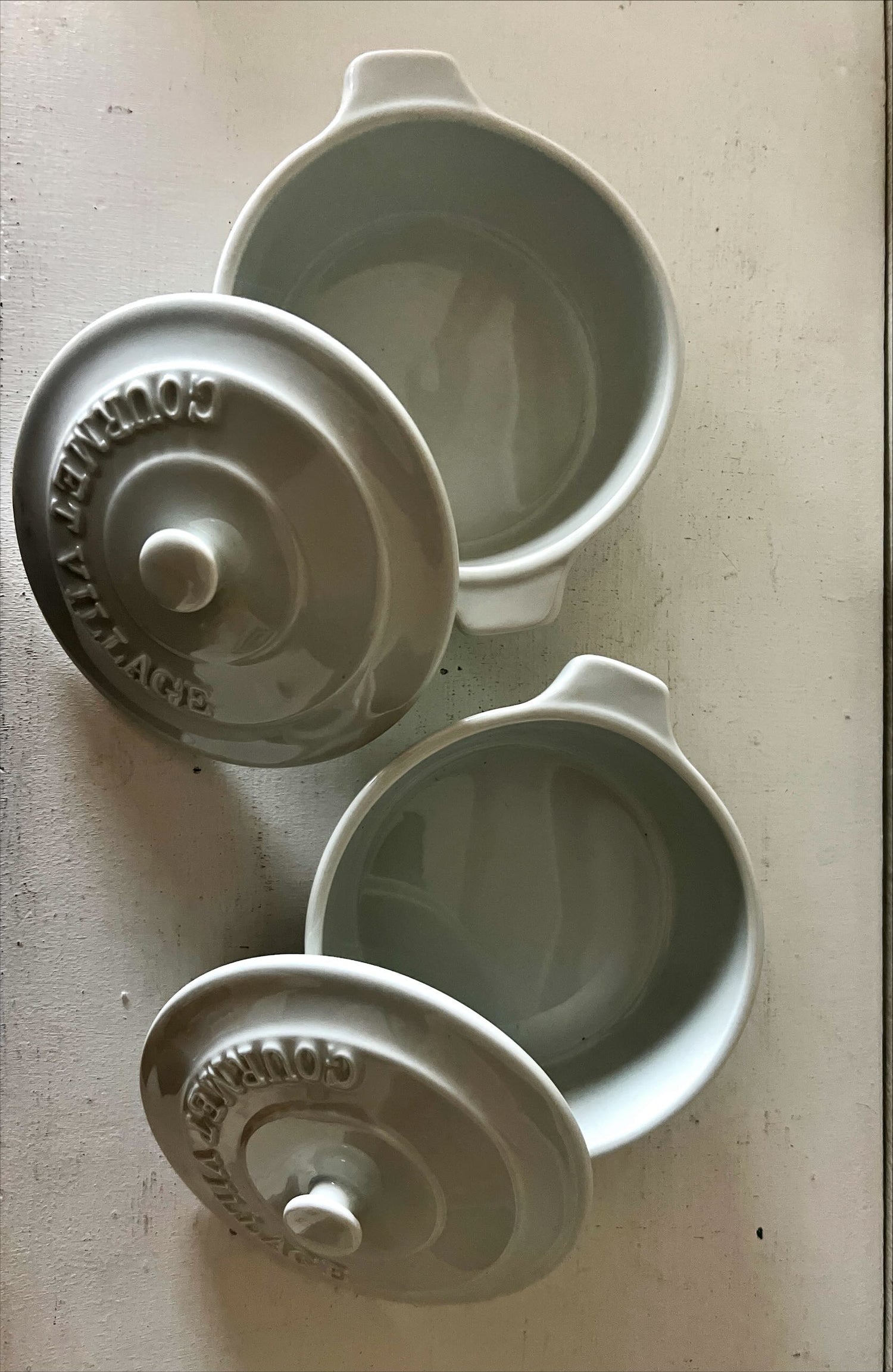 Home, Kitchenware, Baked Brie Stoneware Dishes, Gourmet Village, Front view