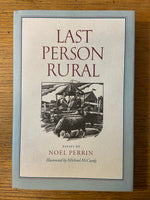 Book, History, USA, New England, Noel Perrin, Last Person Rural, Front view