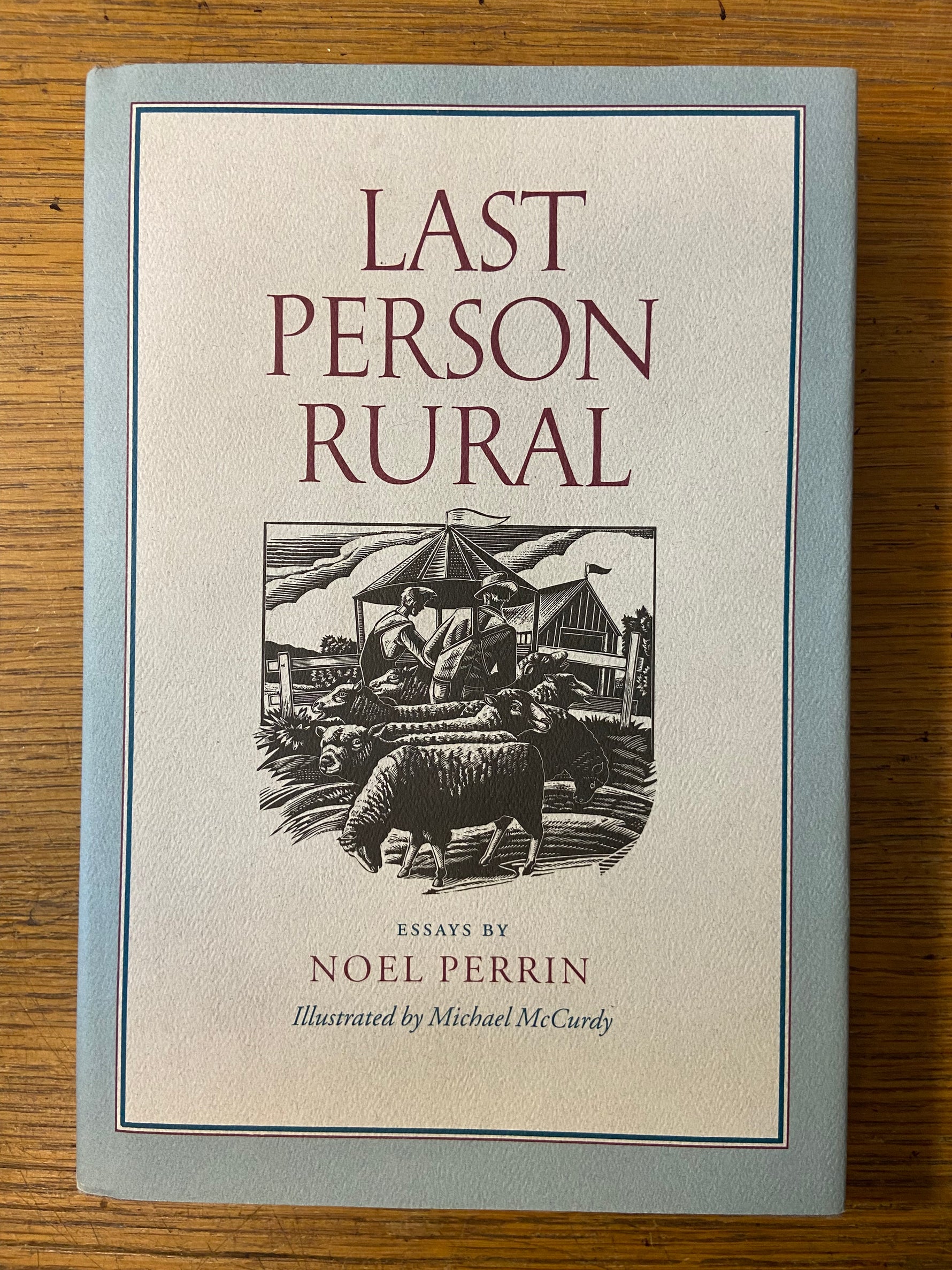 Book, History, USA, New England, Noel Perrin, Last Person Rural, Front view