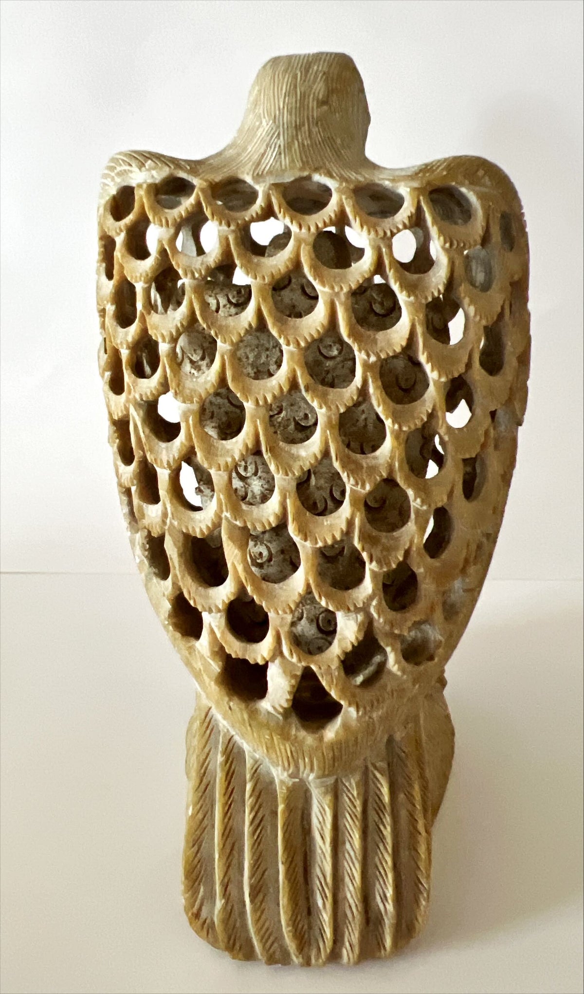 Craft work, Carving, Material: Resin, Unknown Artist, Back view